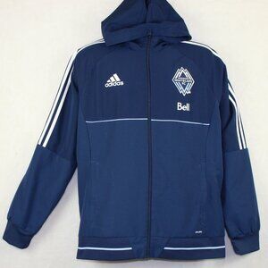 Adidas Vancouver Whitecaps Climalite Soccer MLS Club Zip Jacket Mens Large